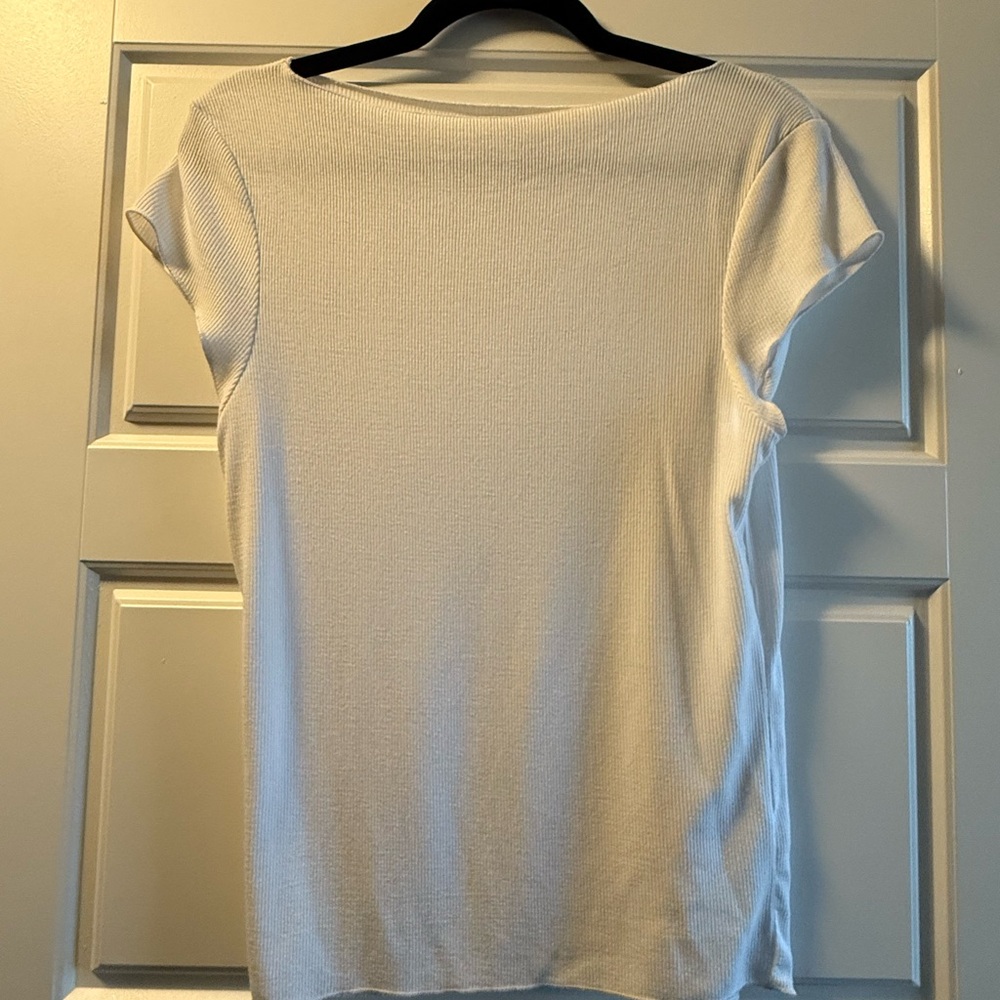Abercrombie & Fitch Classic White Short Sleeve Tee